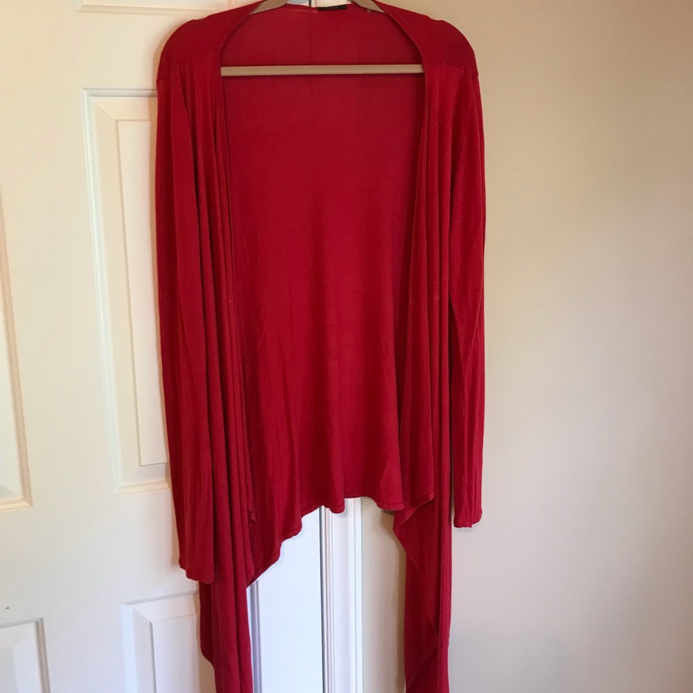 Tahari open front cardigan size Large